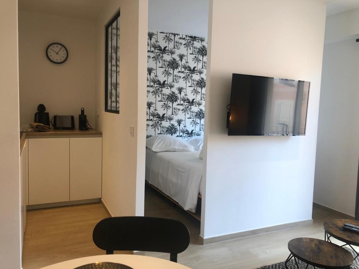 C001-Beau Studio Neuf Situe Au Centre カンヌ エクステリア 写真